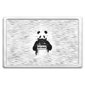 Магнит 45*70 с принтом BAD PANDA в Белгороде, Пластик | Размер: 78*52 мм; Размер печати: 70*45 | bad | bear | panda | медведь | панда
