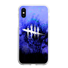 Чехол для iPhone XS Max матовый с принтом Dead by Daylight в Белгороде, Силикон | Область печати: задняя сторона чехла, без боковых панелей | dead by daylight | game | hillbilly | maniacs | trapper | wraith | деревенщина | игра | мертвые днем | охотник | призрак