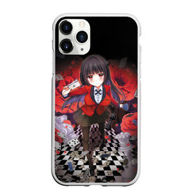 Чехол для iPhone 11 Pro матовый с принтом Kakegurui в Белгороде, Силикон |  | anime | compulsive gambler | kakegurui | manga | аниме | безумный азарт | дзябами | карты | манга | покер | скучная девушка | юмэко джабами