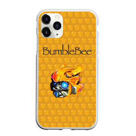 Чехол для iPhone 11 Pro матовый с принтом BumbleBee в Белгороде, Силикон |  | 2019 | bumble bee | transformers | арт | бамблби | желтая | киборг | классная | мёд | надпись | прикольная | пчела | робот | соты | трансформеры | улей | фильм