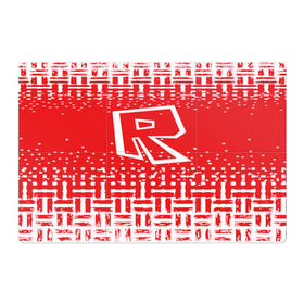 Магнитный плакат 3Х2 с принтом Roblox в Белгороде, Полимерный материал с магнитным слоем | 6 деталей размером 9*9 см | dynablocks | roblox | robux | белый | блоки | вселенная | герои | красный | кубики | роблокс | симулятор