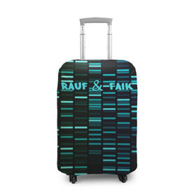 Чехол для чемодана 3D с принтом Rauf & Faik в Белгороде, 86% полиэфир, 14% спандекс | двустороннее нанесение принта, прорези для ручек и колес | faik | rauf | азербайджан | баку | детство | мирзаевы | рауф | фаик