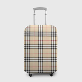 Чехол для чемодана 3D с принтом Nova check в Белгороде, 86% полиэфир, 14% спандекс | двустороннее нанесение принта, прорези для ручек и колес | brand | britain | burberry | check | fashion | great | lux | luxury | nova | thomas | бёрберри | бренд | великобритания | клетка | люкс | мода | нова | роскошь | томас