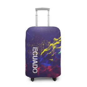 Чехол для чемодана 3D с принтом Ecuado(Эквадор) в Белгороде, 86% полиэфир, 14% спандекс | двустороннее нанесение принта, прорези для ручек и колес | ecuado | flag | urban | город | мир | путешествие | символика | страны | флаг | флаги | эквадор