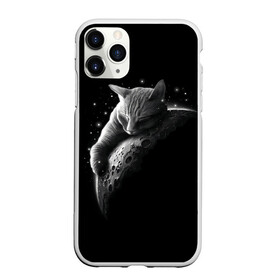 Чехол для iPhone 11 Pro Max матовый с принтом Спящий Кот на Луне в Белгороде, Силикон |  | вселенная | звезды | космос | котейка | котенок | котэ | котя | лапочка | луна | милый | мимими | ночь | прелесть | сон | спутник