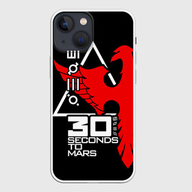 Чехол для iPhone 13 mini с принтом 30 Seconds to Mars в Белгороде,  |  | 30 seconds | 30 seconds to mars | 30 stm | mars | thirty seconds to mars | группы | джаред лето | музыка | рок