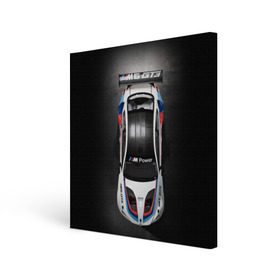 Холст квадратный с принтом BMW M Power в Белгороде, 100% ПВХ |  | bmw | car | motorsport | race | sports car | street racing | автомобиль | автоспорт | бмв | гонка | спорткар