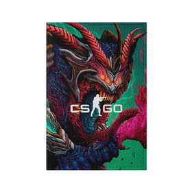 Обложка для паспорта матовая кожа с принтом CS GO  hyper beast skin в Белгороде, натуральная матовая кожа | размер 19,3 х 13,7 см; прозрачные пластиковые крепления | beast | counterstike | csgo | hyper | hyperbeast | m4a1s | steam | винтовка | контра | кс | ксго | шмотки