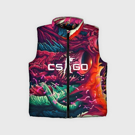 Детский жилет утепленный 3D с принтом CS GO  hyper beast skin в Белгороде,  |  | beast | counterstike | csgo | hyper | hyperbeast | m4a1s | steam | винтовка | контра | кс | ксго | шмотки