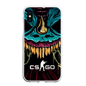 Чехол для iPhone XS Max матовый с принтом CS GO hyper beast skin в Белгороде, Силикон | Область печати: задняя сторона чехла, без боковых панелей | beast | counterstike | csgo | hyper | hyperbeast | m4a1s | steam | винтовка | контра | кс | ксго | шмотки