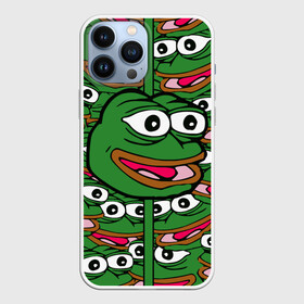 Чехол для iPhone 13 Pro Max с принтом Good   Sad frog в Белгороде,  |  | bad | dab | frog | good | kek | pepe | sad | кек | лягушка | мем | мемы | пепе | со смыслом | фрог