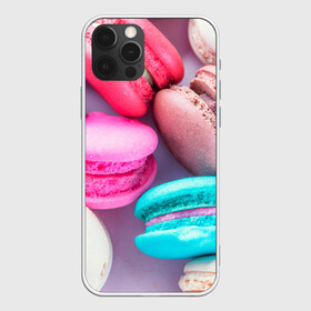 Чехол для iPhone 12 Pro с принтом Macaroons в Белгороде, силикон | область печати: задняя сторона чехла, без боковых панелей | almond | cookie | dessert | food | macaroons | maccarone | maccherone | десерт | еда | макарон | макарони | макароны | макарун | макаруны | миндаль | миндальный | орех | печенье | сладкое | сладости