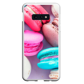 Чехол для Samsung S10E с принтом Macaroons в Белгороде, Силикон | Область печати: задняя сторона чехла, без боковых панелей | Тематика изображения на принте: almond | cookie | dessert | food | macaroons | maccarone | maccherone | десерт | еда | макарон | макарони | макароны | макарун | макаруны | миндаль | миндальный | орех | печенье | сладкое | сладости