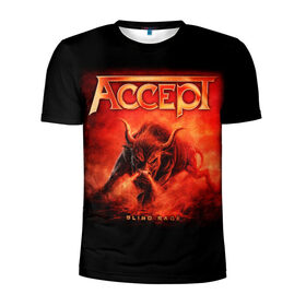 Мужская футболка 3D спортивная с принтом Accept в Белгороде, 100% полиэстер с улучшенными характеристиками | приталенный силуэт, круглая горловина, широкие плечи, сужается к линии бедра | accept | heavy metal | power metal | группы | метал | музыка | пауэр метал | рок | хэви метал