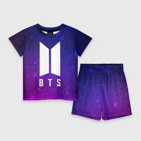 Детский костюм с шортами 3D с принтом BTS YOURSELF в Белгороде,  |  | bangtan boys | bt21 | bts | bts army | bts stickers | j hope | jimin | jin | jungkook | k pop | rap monster | rapmon | suga | v | бтс | корея | стикеры bts