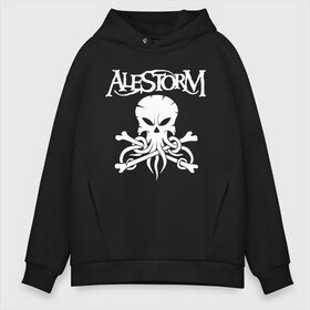 Мужское худи Oversize хлопок с принтом Alestorm в Белгороде, френч-терри — 70% хлопок, 30% полиэстер. Мягкий теплый начес внутри —100% хлопок | боковые карманы, эластичные манжеты и нижняя кромка, капюшон на магнитной кнопке | alestorm | metal | группы | метал | музыка | пауэр метал | рок | фолк метал | хэви метал