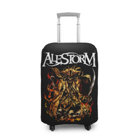 Чехол для чемодана 3D с принтом Alestorm в Белгороде, 86% полиэфир, 14% спандекс | двустороннее нанесение принта, прорези для ручек и колес | alestorm | metal | группы | метал | музыка | пауэр метал | рок | фолк метал | хэви метал