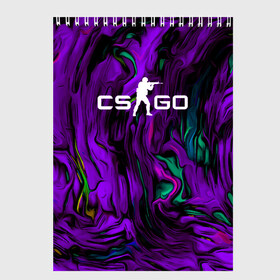 Скетчбук с принтом CS GO DRAW WAVES SKIN в Белгороде, 100% бумага
 | 48 листов, плотность листов — 100 г/м2, плотность картонной обложки — 250 г/м2. Листы скреплены сверху удобной пружинной спиралью | action | astralis | awp | counter strike | cs go | cs go global offensive | cybersport | draw skin | faze clan | game | gamer | hyper beast | shooter | skin | team liquid | киберспорт | оружие | рисованный скин | скины