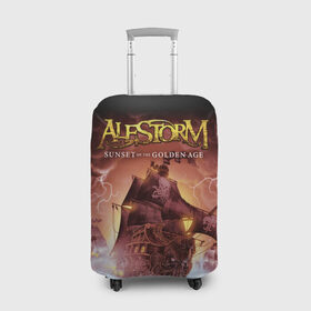 Чехол для чемодана 3D с принтом Alestorm в Белгороде, 86% полиэфир, 14% спандекс | двустороннее нанесение принта, прорези для ручек и колес | Тематика изображения на принте: alestorm | metal | группы | метал | музыка | пауэр метал | рок | фолк метал | хэви метал