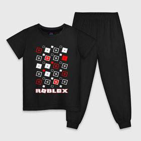 Детская пижама хлопок с принтом ROBLOX в Белгороде, 100% хлопок |  брюки и футболка прямого кроя, без карманов, на брюках мягкая резинка на поясе и по низу штанин
 | game | gamer | logo | roblox | игры | логотип | роблокс