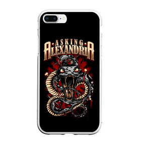 Чехол для iPhone 7Plus/8 Plus матовый с принтом Asking Alexandria в Белгороде, Силикон | Область печати: задняя сторона чехла, без боковых панелей | Тематика изображения на принте: asking alexandria | аскинг александриа | группы | метал | музыка | рок | хэви метал | электроникор