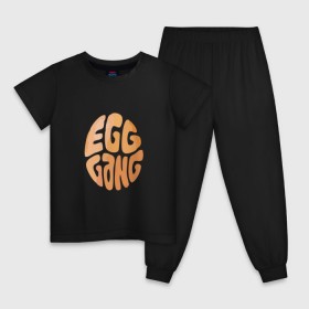 Детская пижама хлопок с принтом Инстаграм яйцо в Белгороде, 100% хлопок |  брюки и футболка прямого кроя, без карманов, на брюках мягкая резинка на поясе и по низу штанин
 | 