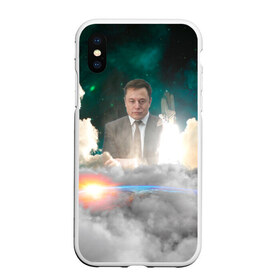 Чехол для iPhone XS Max матовый с принтом Elon Musk Thinker (Илон Маск) в Белгороде, Силикон | Область печати: задняя сторона чехла, без боковых панелей | elon musk | space | space x | tesla | дым | илон маск | инопланетяне | космос | личность | мыслитель | облака | планета | ракета | спейс | тесла | философ | шаттл