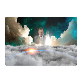 Магнитный плакат 3Х2 с принтом Elon Musk Thinker (Илон Маск) в Белгороде, Полимерный материал с магнитным слоем | 6 деталей размером 9*9 см | Тематика изображения на принте: elon musk | space | space x | tesla | дым | илон маск | инопланетяне | космос | личность | мыслитель | облака | планета | ракета | спейс | тесла | философ | шаттл