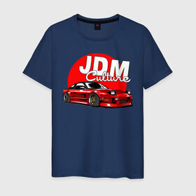 Мужская футболка хлопок с принтом JDM Culture в Белгороде, 100% хлопок | прямой крой, круглый вырез горловины, длина до линии бедер, слегка спущенное плечо. | japan | jdm | nissan | авто | машины | ниссан | япония