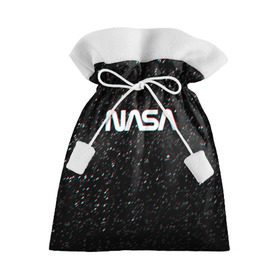 Подарочный 3D мешок с принтом NASA GLITCH SPACE в Белгороде, 100% полиэстер | Размер: 29*39 см | galaxy | nasa | space | space company | star | астрономия | галактика | звезды | космическая компания | космос | наса
