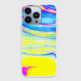 Чехол для iPhone 13 Pro с принтом Разводы красок в Белгороде,  |  | abstraction | watercolor | абстракция красок | брызги красок | живопись | краска | потертость красок | размытые краски | текстуры | яркие | яркие краски