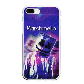 Чехол для iPhone 7Plus/8 Plus матовый с принтом Marshmello в Белгороде, Силикон | Область печати: задняя сторона чехла, без боковых панелей | marshmello | диджей | клуб | клубная музыка | маршмеллоу | маршмэлло | маршмэллоу | музыка | электронная