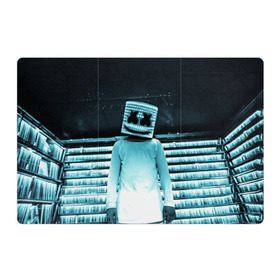 Магнитный плакат 3Х2 с принтом Marshmello в Белгороде, Полимерный материал с магнитным слоем | 6 деталей размером 9*9 см | marshmello | диджей | клуб | клубная музыка | маршмеллоу | маршмэлло | маршмэллоу | музыка | электронная