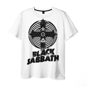 Мужская футболка 3D с принтом Black Sabbath в Белгороде, 100% полиэфир | прямой крой, круглый вырез горловины, длина до линии бедер | black sabbath | hard rock | heavy metal | блэк сабат | группы | метал | музыка | оззи осборн | рок | хард рок | хэви метал