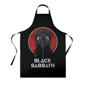 Фартук 3D с принтом Black Sabbath в Белгороде, 100% полиэстер | общий размер — 65 х 85 см, ширина нагрудника — 26 см, горловина — 53 см, длина завязок — 54 см, общий обхват в поясе — 173 см. Принт на завязках и на горловине наносится с двух сторон, на основной части фартука — только с внешней стороны | black sabbath | hard rock | heavy metal | блэк сабат | группы | метал | музыка | оззи осборн | рок | хард рок | хэви метал