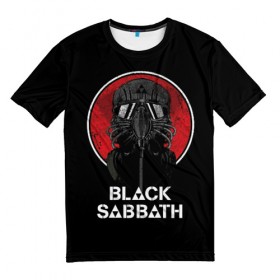 Мужская футболка 3D с принтом Black Sabbath в Белгороде, 100% полиэфир | прямой крой, круглый вырез горловины, длина до линии бедер | black sabbath | hard rock | heavy metal | блэк сабат | группы | метал | музыка | оззи осборн | рок | хард рок | хэви метал