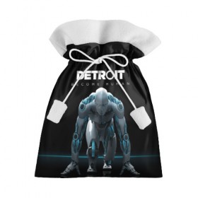 Подарочный 3D мешок с принтом Детройт: Стать человеком в Белгороде, 100% полиэстер | Размер: 29*39 см | 2038 | become | connor | dbh | human | kara | андроид | девиант | детройт | кара | квест | коннор | маркус