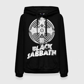 Женская толстовка 3D с принтом Black Sabbath в Белгороде, 100% полиэстер  | двухслойный капюшон со шнурком для регулировки, мягкие манжеты на рукавах и по низу толстовки, спереди карман-кенгуру с мягким внутренним слоем. | black sabbath | hard rock | heavy metal | блэк сабат | группы | метал | музыка | оззи осборн | рок | хард рок | хэви метал