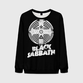 Мужской свитшот 3D с принтом Black Sabbath в Белгороде, 100% полиэстер с мягким внутренним слоем | круглый вырез горловины, мягкая резинка на манжетах и поясе, свободная посадка по фигуре | black sabbath | hard rock | heavy metal | блэк сабат | группы | метал | музыка | оззи осборн | рок | хард рок | хэви метал