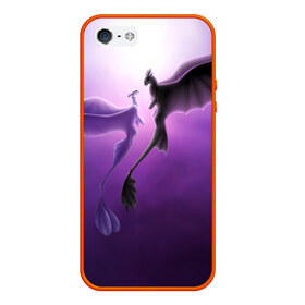 Чехол для iPhone 5/5S матовый с принтом как приручить дракона в Белгороде, Силикон | Область печати: задняя сторона чехла, без боковых панелей | light fury | night fury | беззубик | дракон | как приручить дракона | ночная фурия