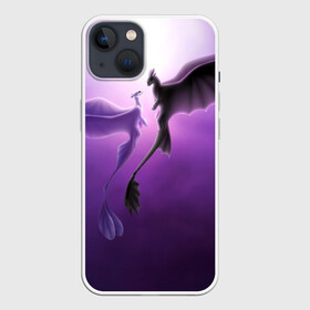 Чехол для iPhone 13 с принтом как приручить дракона в Белгороде,  |  | light fury | night fury | беззубик | дракон | как приручить дракона | ночная фурия
