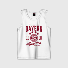 Детская майка хлопок с принтом Бавария в Белгороде,  |  | Тематика изображения на принте: bayern | fc bayern munchen | fcb | бавария | бундеслига | германия | мюнхенская бавария | форма | футбол | футболист | футбольная | футбольный клуб | футбольный клуб бавария мюнхен