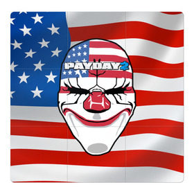 Магнитный плакат 3Х3 с принтом PayDay2 в Белгороде, Полимерный материал с магнитным слоем | 9 деталей размером 9*9 см | Тематика изображения на принте: 