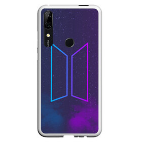 Чехол для Honor P Smart Z с принтом BTS LOVE YOURSELF в Белгороде, Силикон | Область печати: задняя сторона чехла, без боковых панелей | bangtan boys | bt21 | bts | bts army | bts stickers | j hope | jimin | jin | jungkook | k pop | rap monster | rapmon | suga | v | бтс | корея | стикеры bts