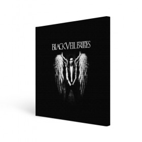 Холст квадратный с принтом Black Veil Brides в Белгороде, 100% ПВХ |  | black veil brides | heavy matal | metal | post hardcore | группы | метал | музыка | рок | хэви метал | эмо