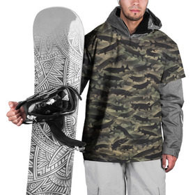 Накидка на куртку 3D с принтом Камуфляж с щуками в Белгороде, 100% полиэстер |  | Тематика изображения на принте: камуфляж | милитари | паттерн | рыба | рыбак | рыбалка | рыбина | улов | хаки | щука
