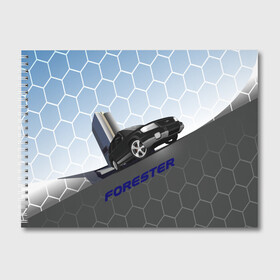 Альбом для рисования с принтом Subaru Forester SF5 в Белгороде, 100% бумага
 | матовая бумага, плотность 200 мг. | Тематика изображения на принте: auto | forester | jdm | sf5 | subaru | subaru forester | субару | форестер