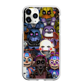 Чехол для iPhone 11 Pro матовый с принтом Five Nights At Freddys в Белгороде, Силикон |  | five nights at freddys | foxy | аниматроники | игра | компьютерная игра | робот | фокси | фредди | чика