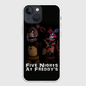 Чехол для iPhone 13 mini с принтом Five Nights At Freddys в Белгороде,  |  | five nights at freddys | foxy | аниматроники | игра | компьютерная игра | робот | фокси | фредди | чика