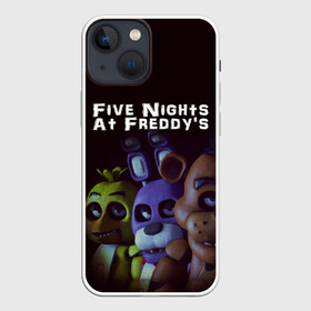 Чехол для iPhone 13 mini с принтом Five Nights At Freddys в Белгороде,  |  | five nights at freddys | foxy | аниматроники | игра | компьютерная игра | робот | фокси | фредди | чика